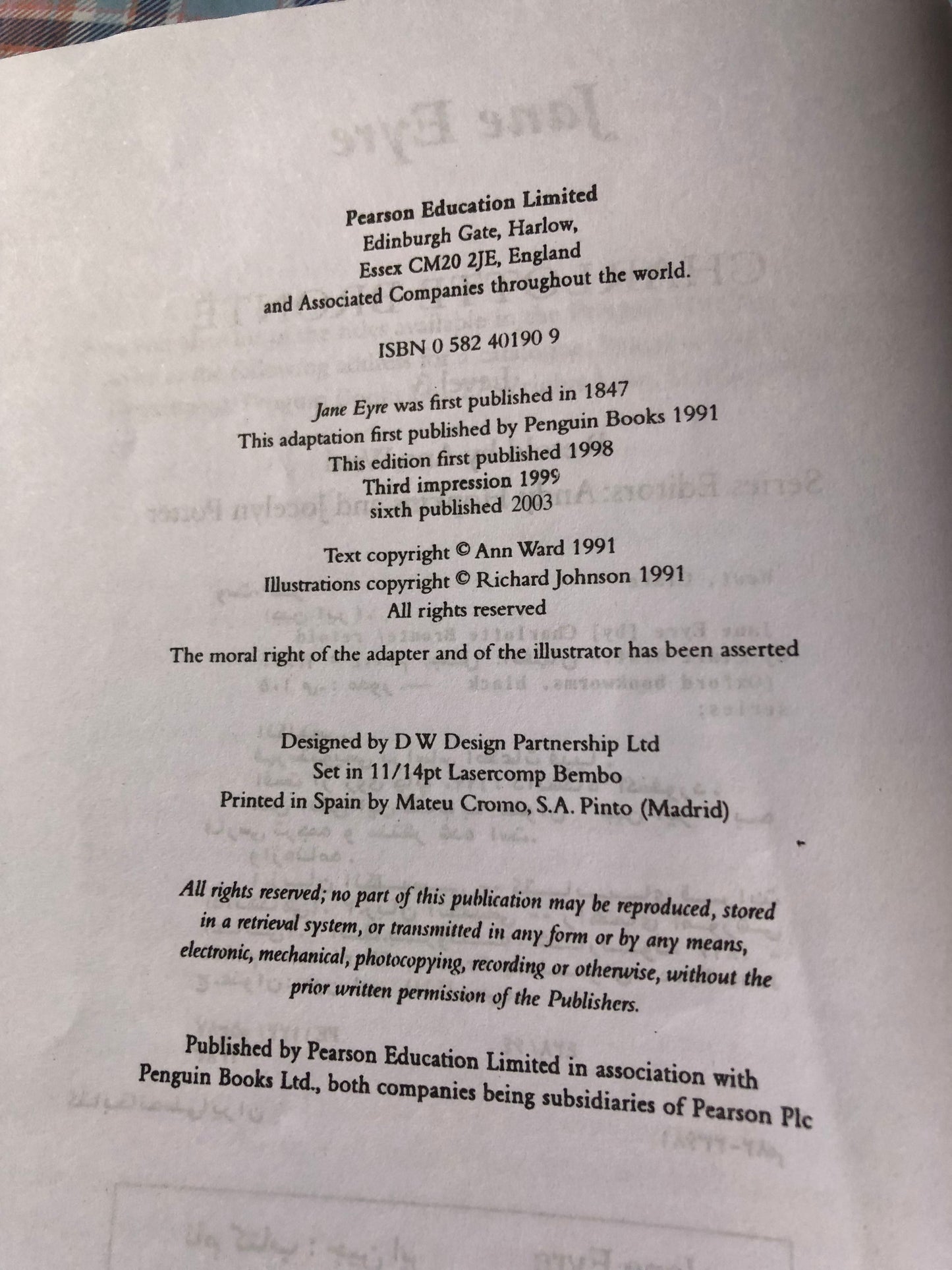 C.Bronte’s - Jane eyre