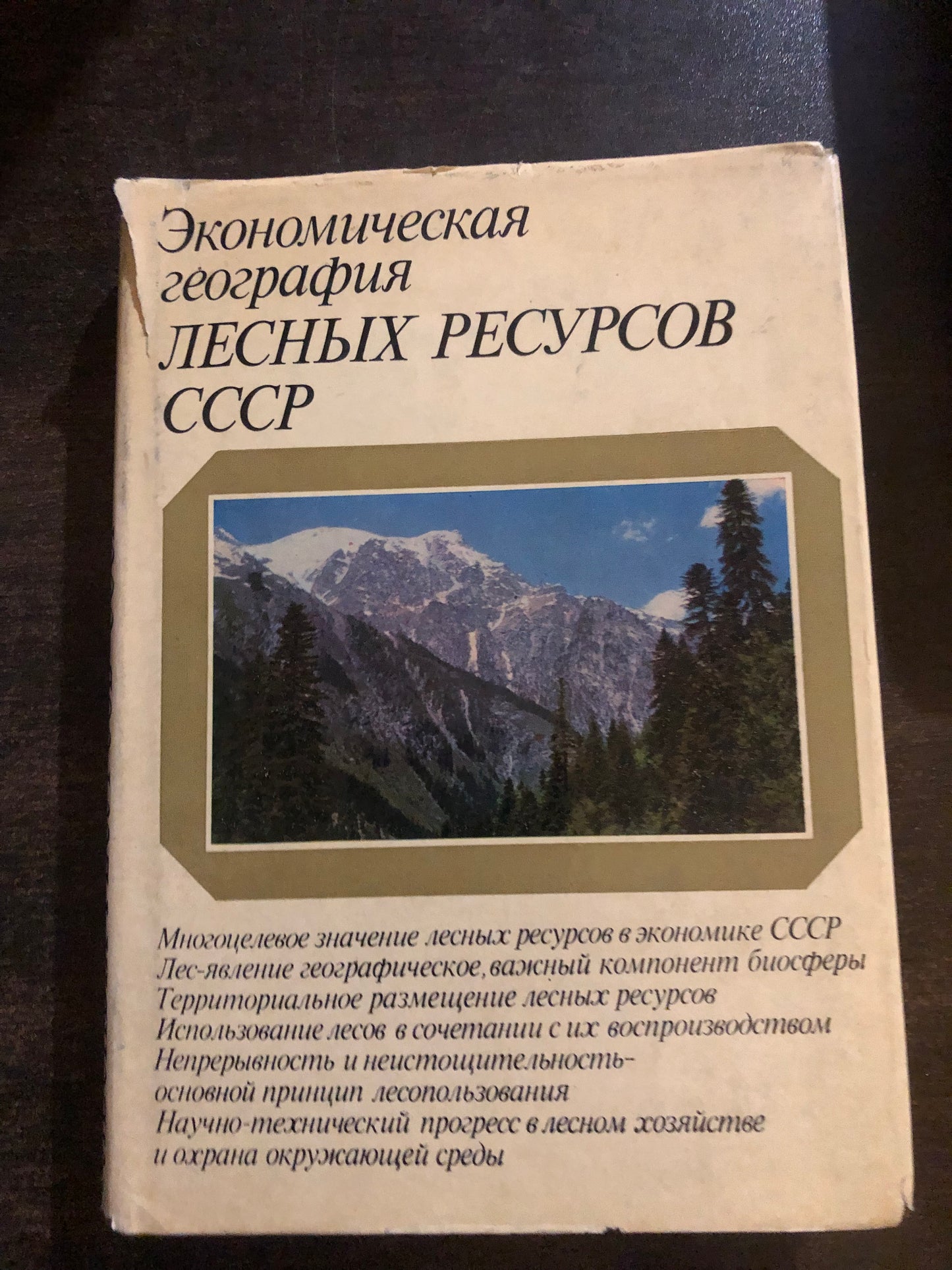 ЭКОНОМИЧЕСКАЯ ГЕОГРАФИЯ ЛЕСНЫХ РЕСУРСОВ СССР