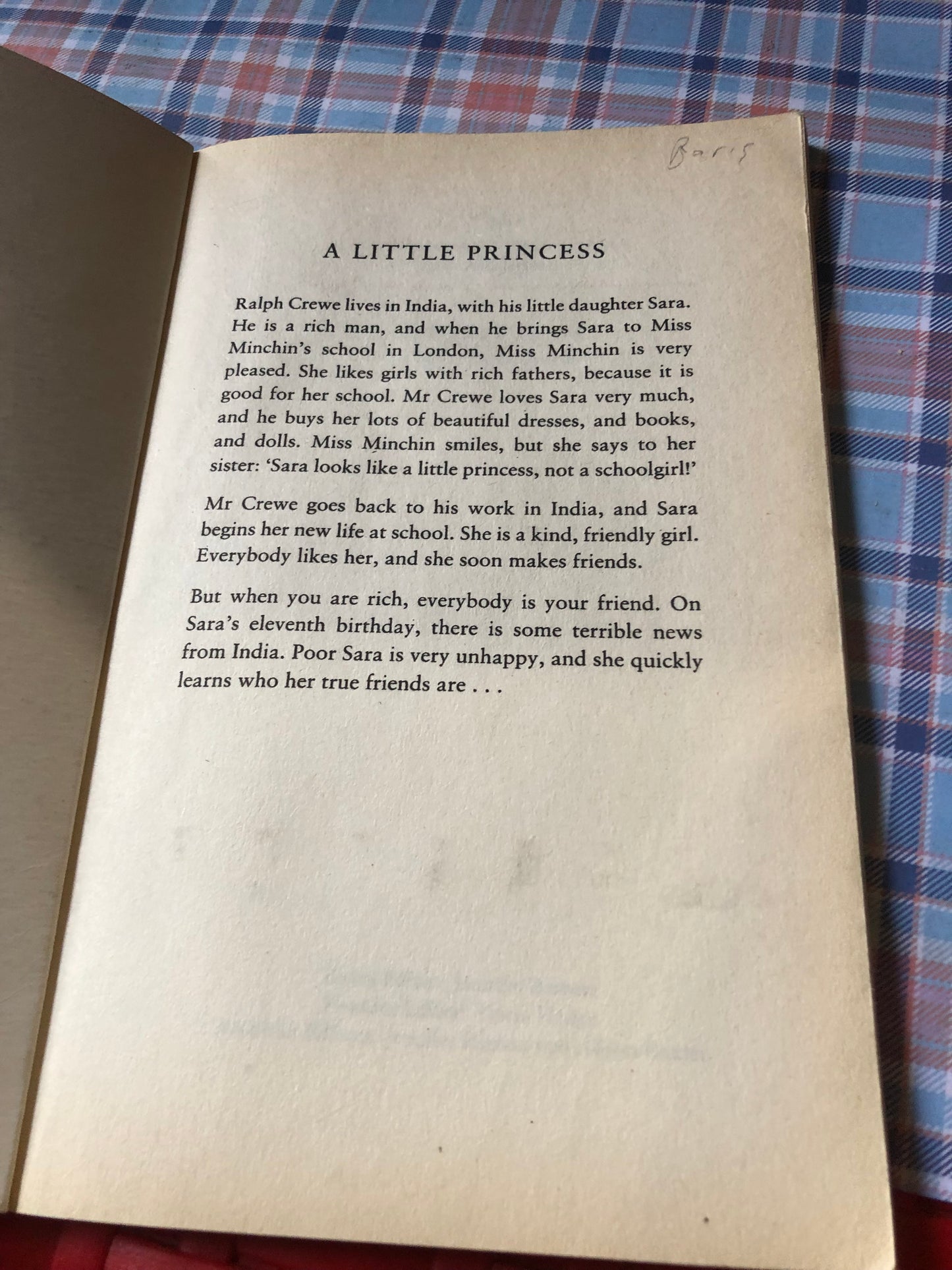 F.H.Burnett - A little princess