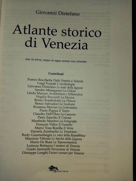 G.Distefano - atlante storico di venezia