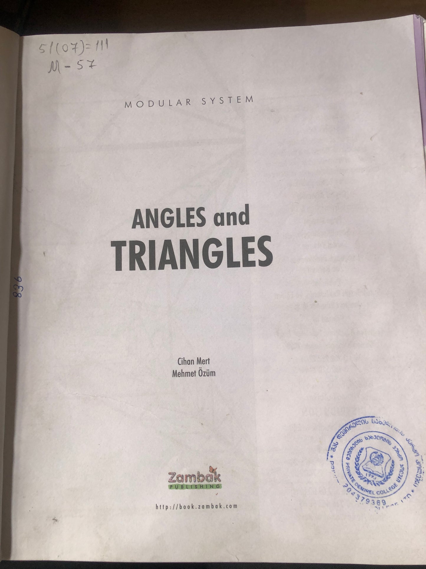 Angles and triangles (mathematics series)