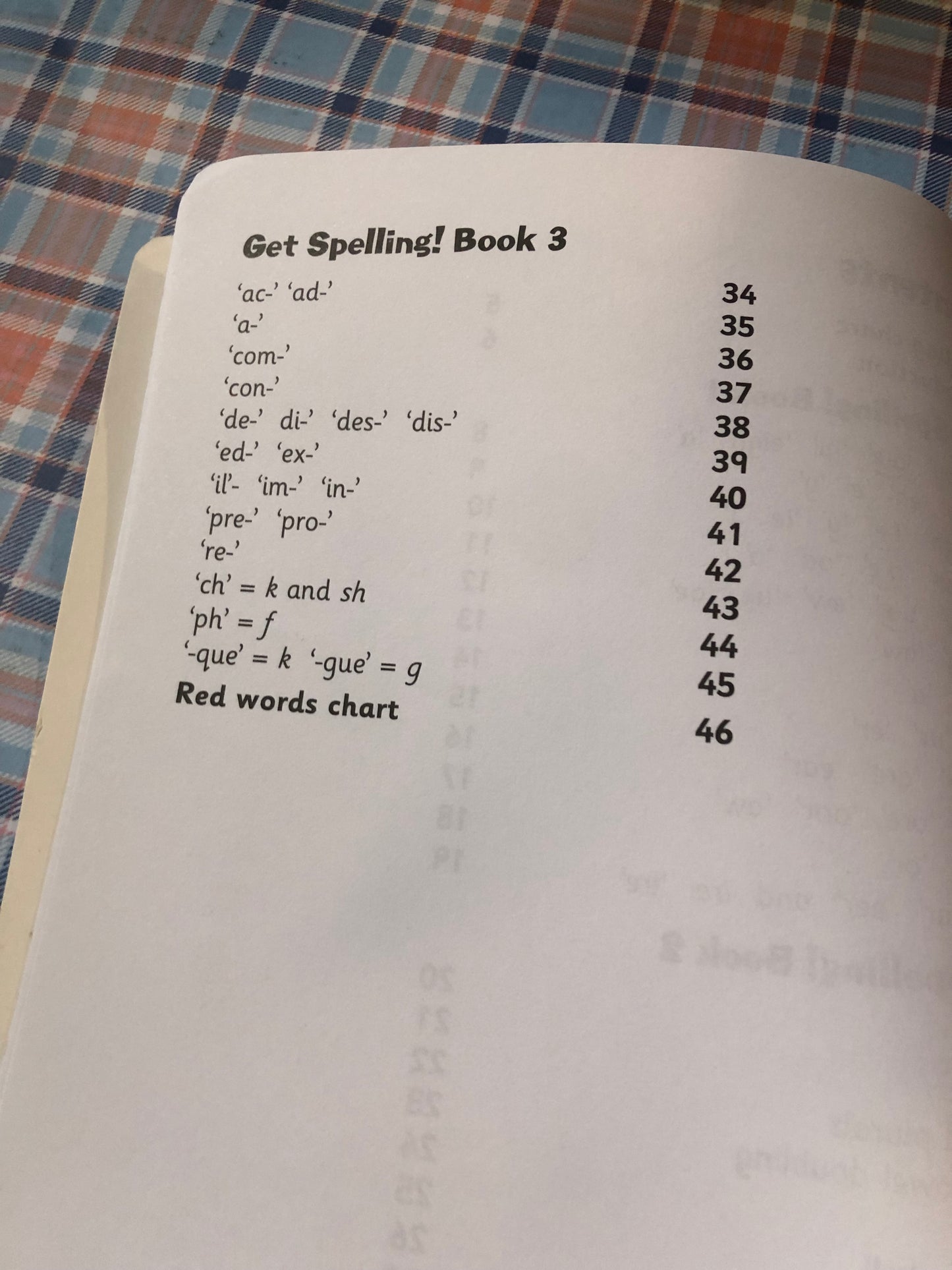 Spelling log book