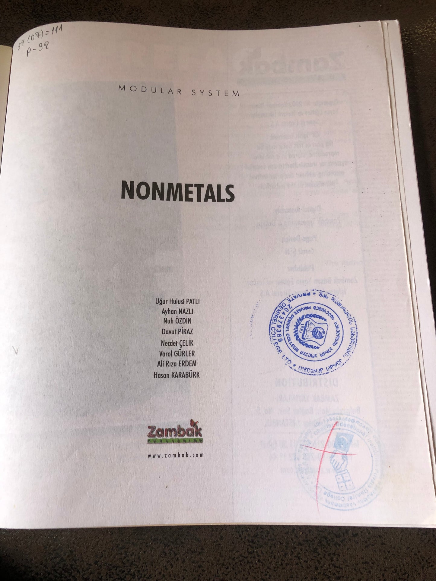 Nonmetals(chemistry series)