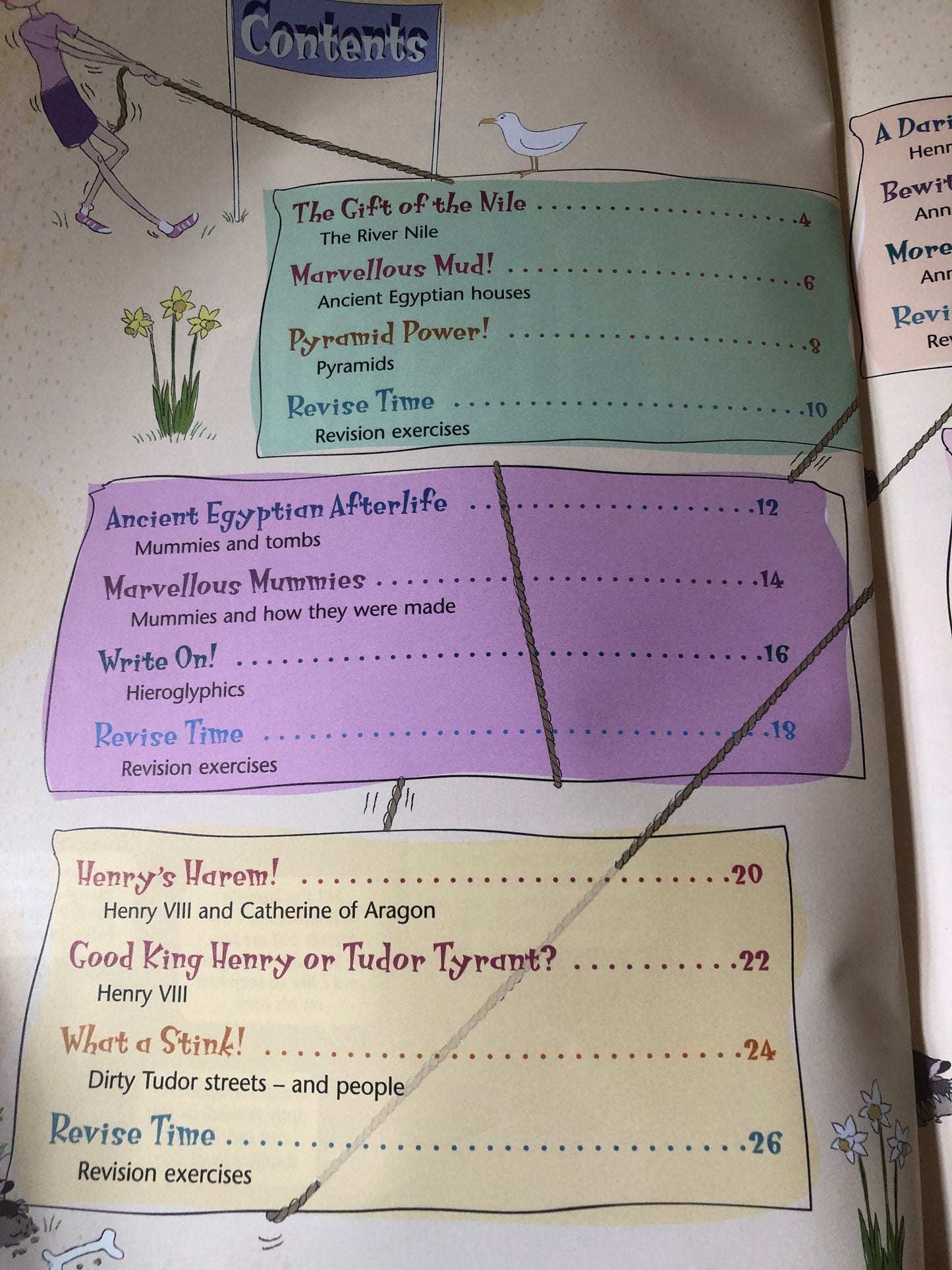 History revision (ages 8-9)