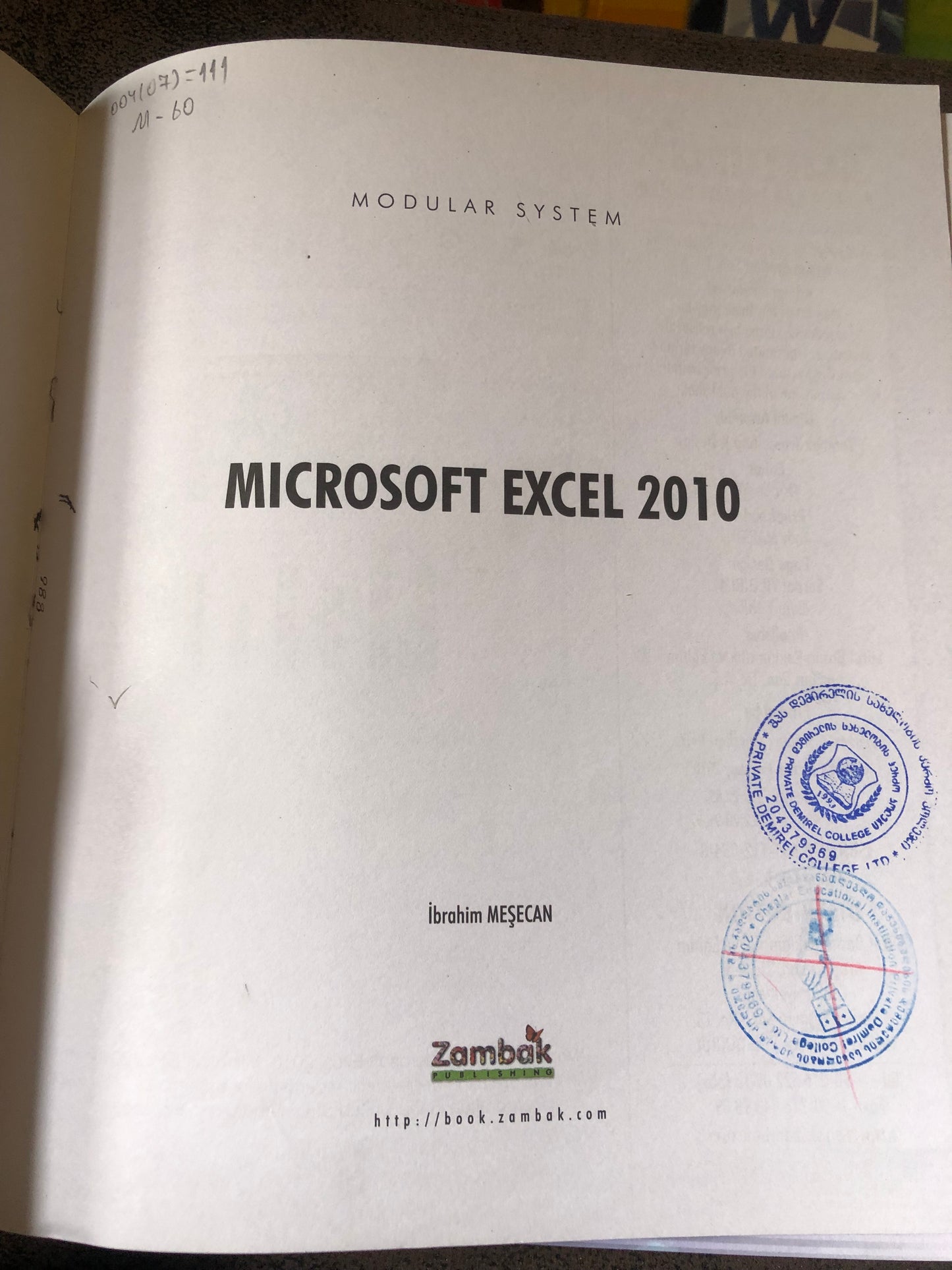 Microsoft EXCEL 2010(computer series)