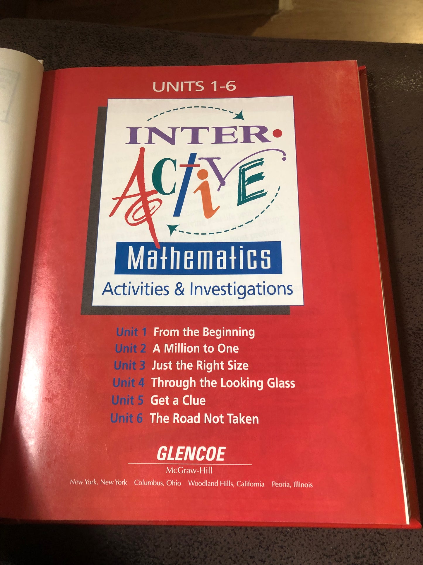 Mathematics (actives & investigations)