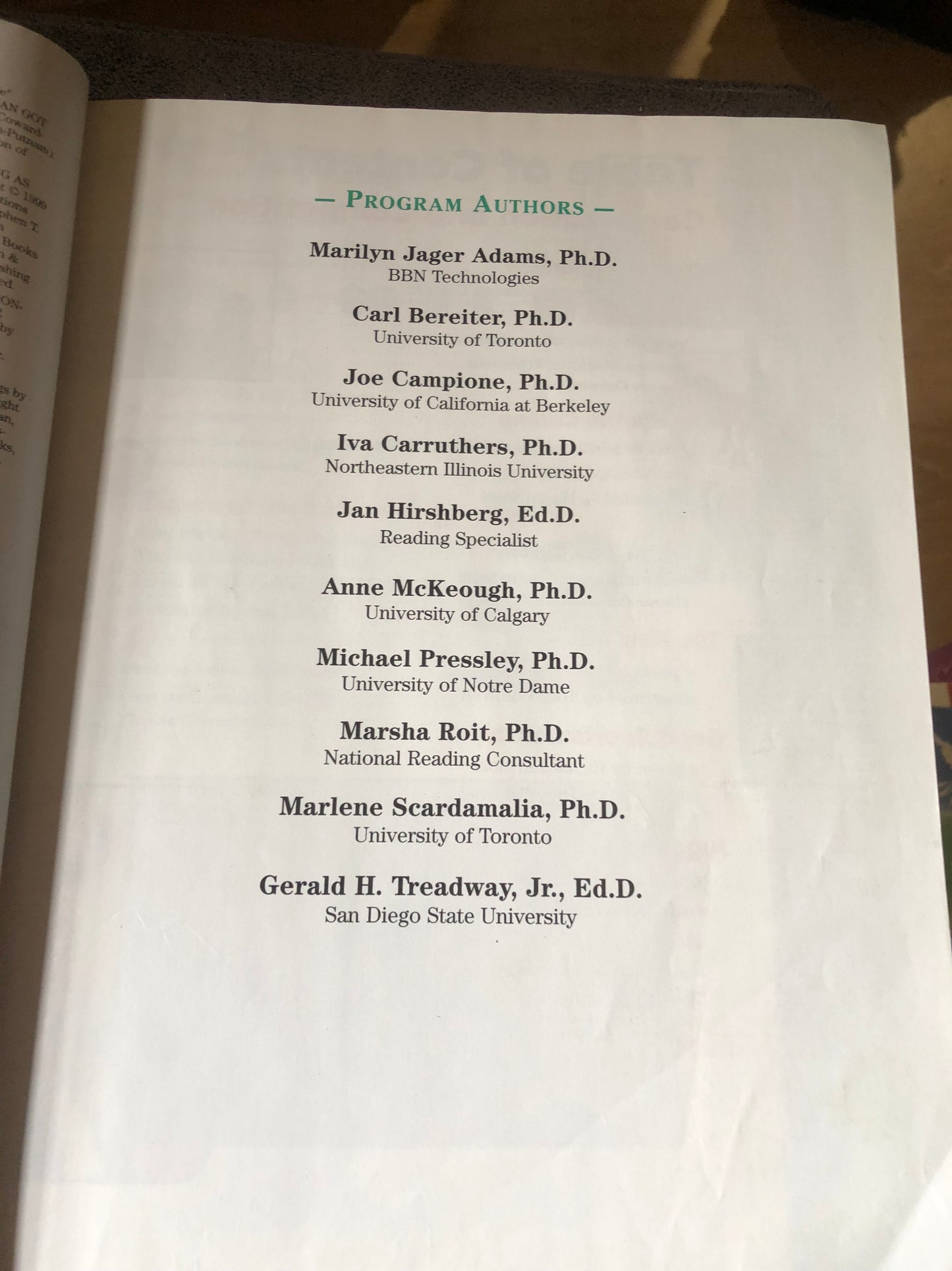 Open court reading