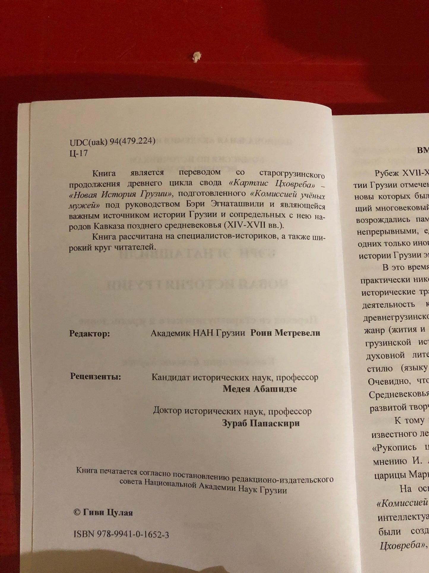 БЭРИ ЭГНАТАШВИЛИ - НОВАЯ ИСТОРИЯ ГРУЗИИ