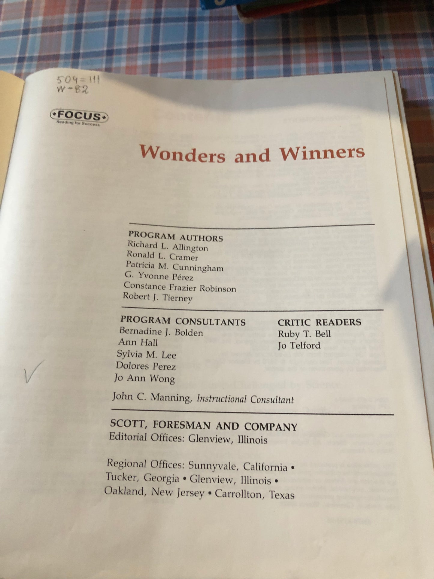 Wonders and Winners