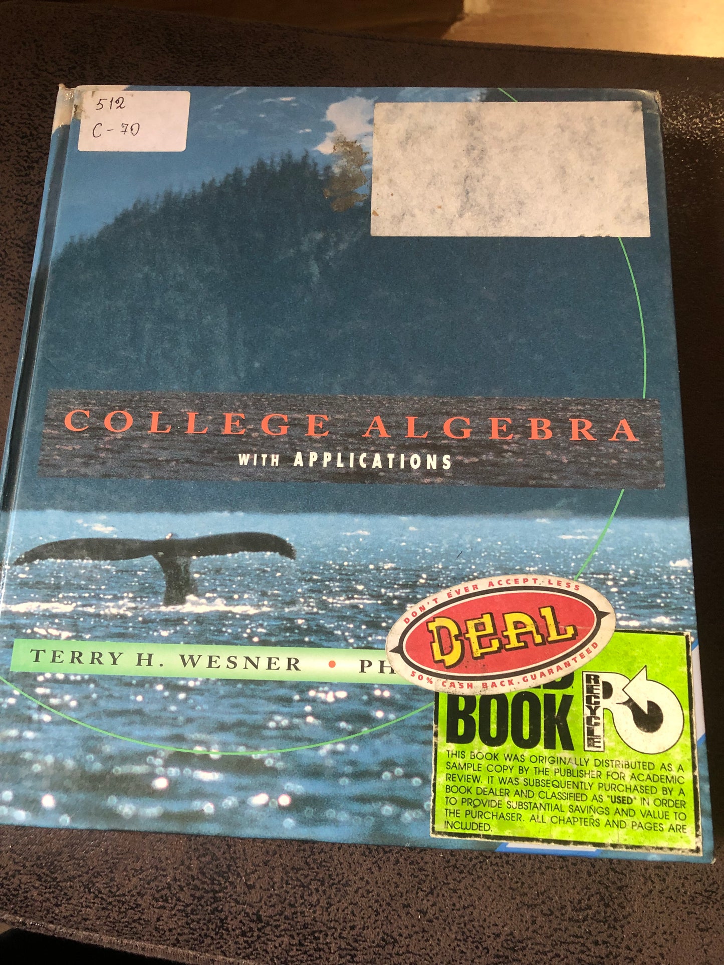 T.H.Wesner - College algebra