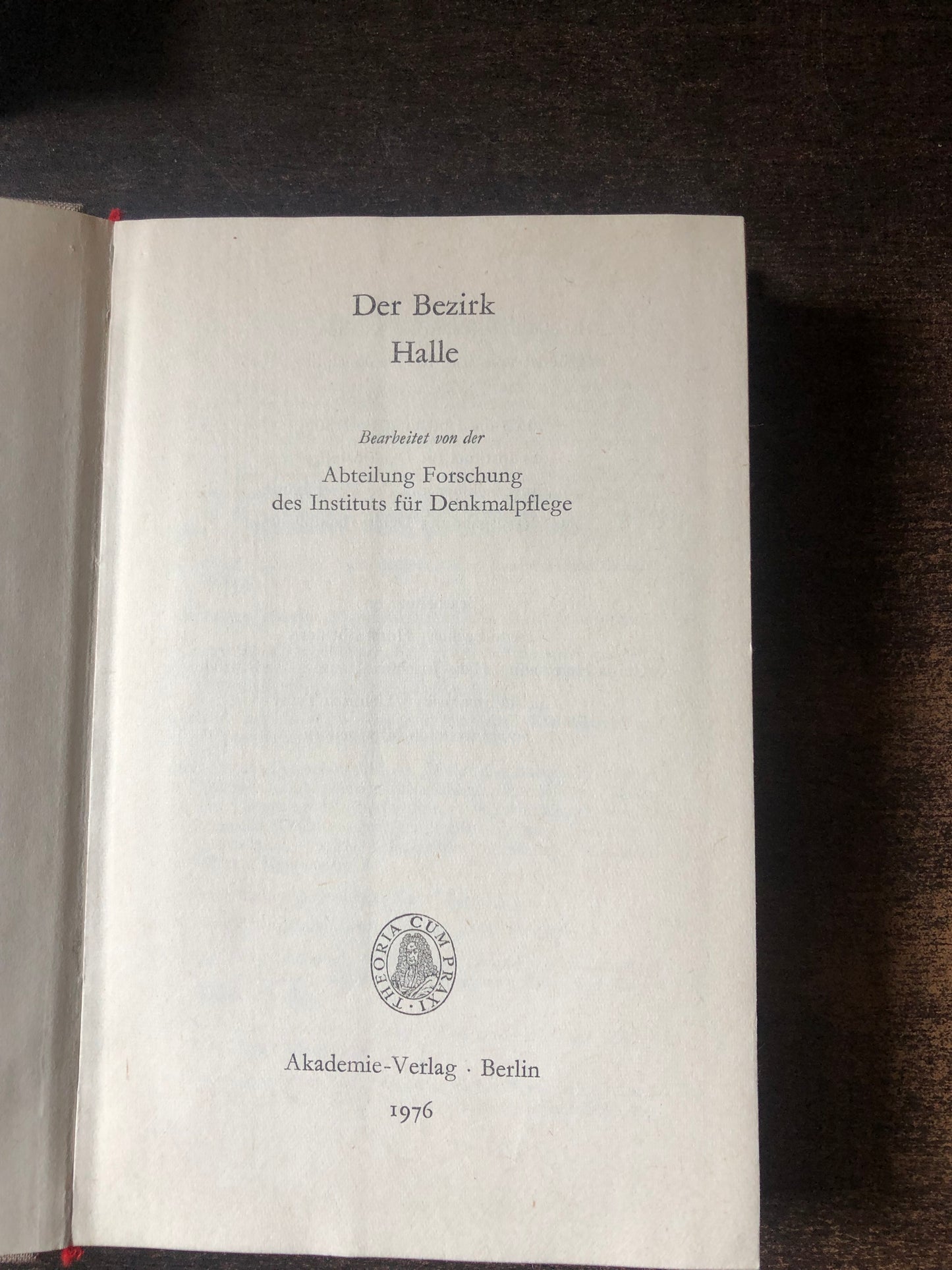 Handbuch der deutschen Kunstdenkmäler ( der Bezirk halle )