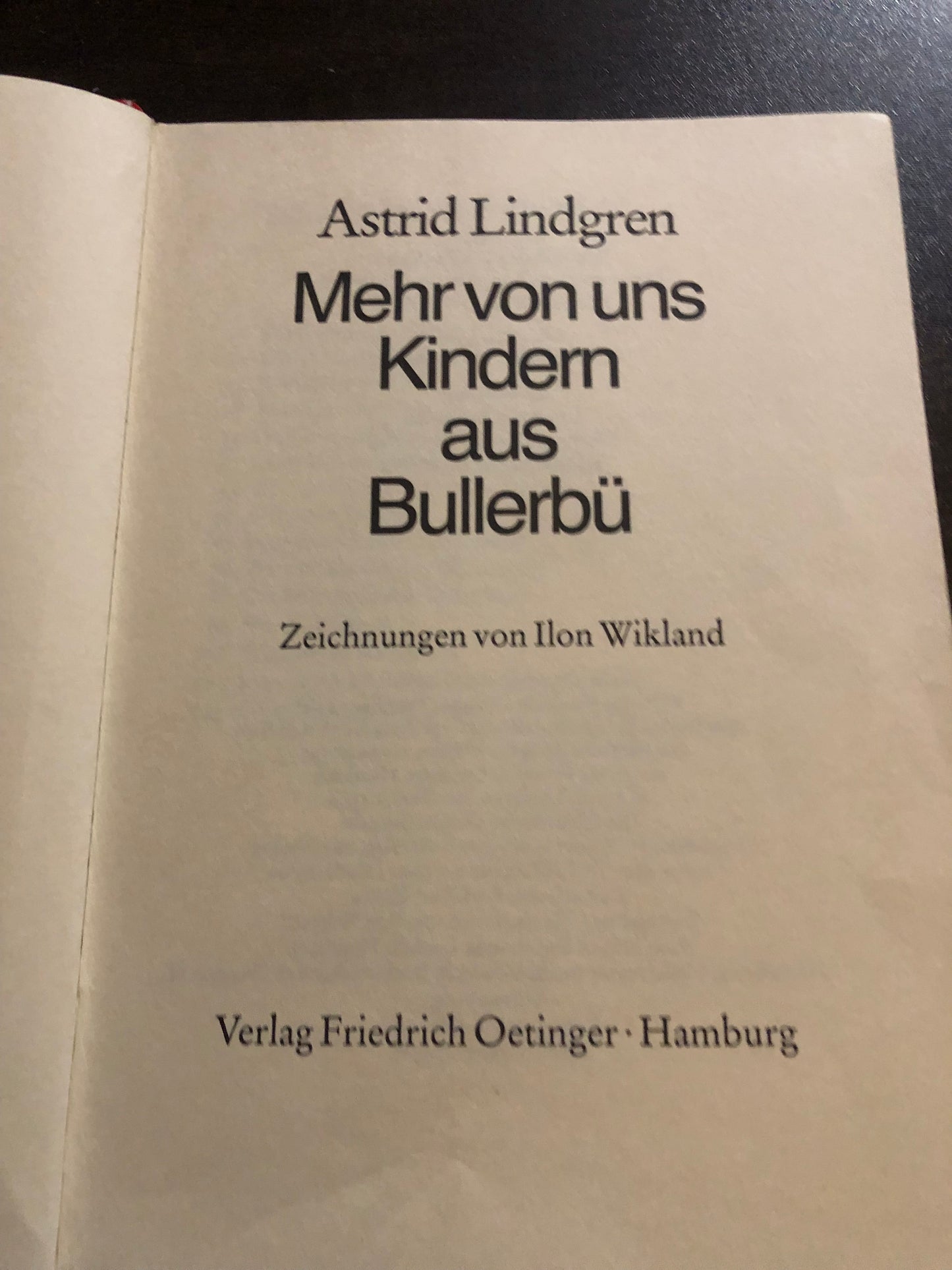 Astrid Llindgren - mehr von uns kinder aus bullerbü