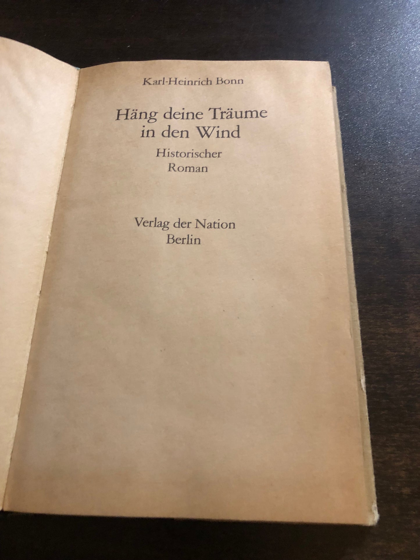 K. H. Bonn - Häng deine Träume in den wind
