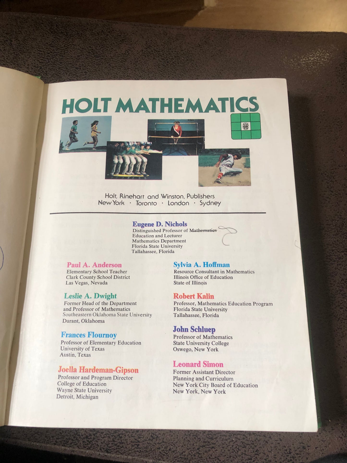 Holt mathematics
