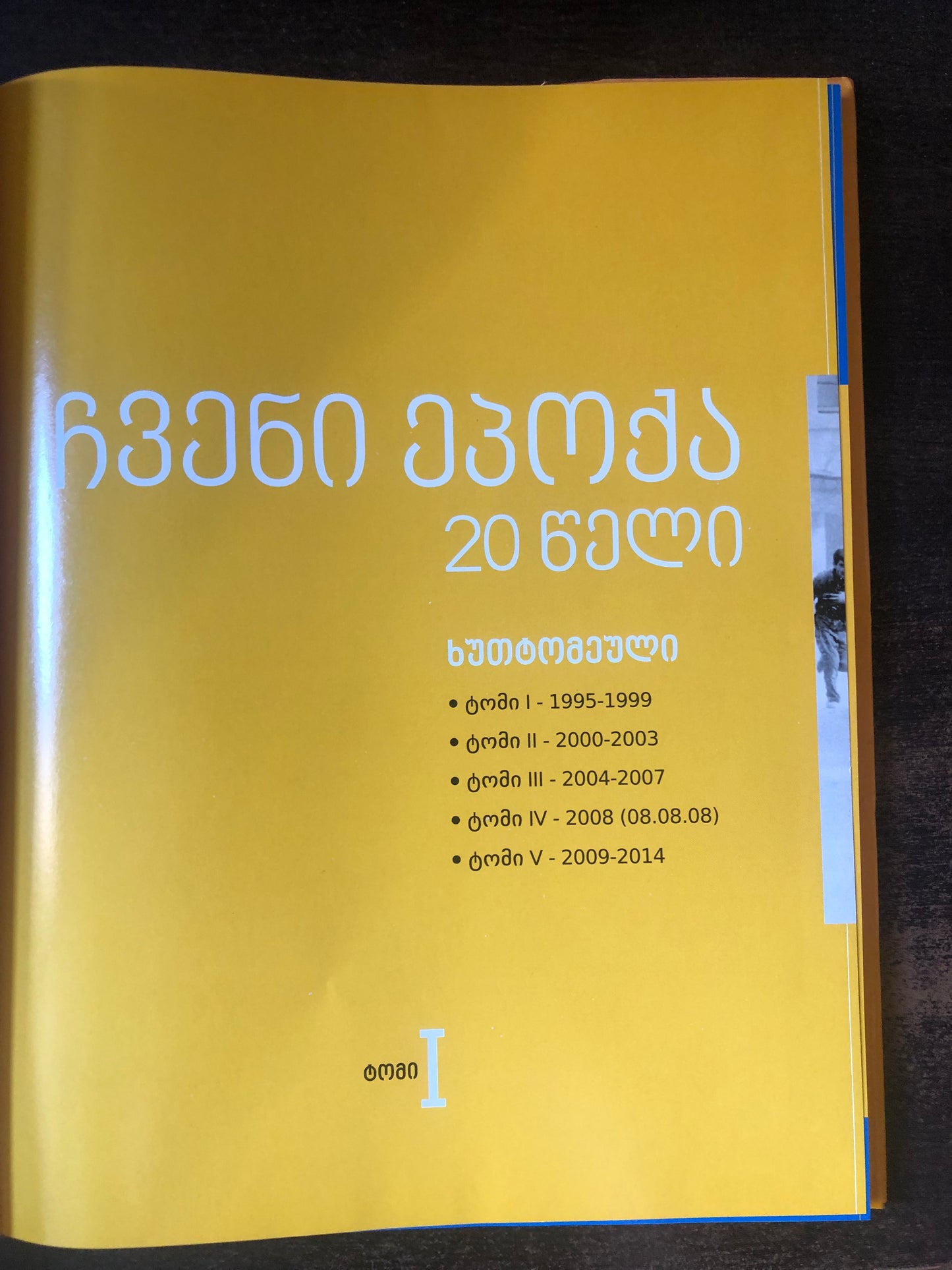 ჩვენი ეპოქა 20 წელი (ტომი I)