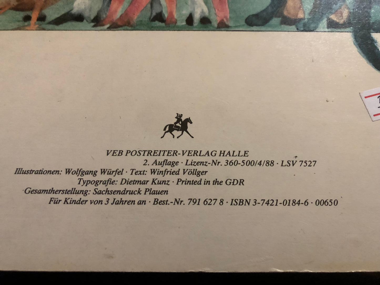 W. Völlger, W. Würfel - Der honigtopf