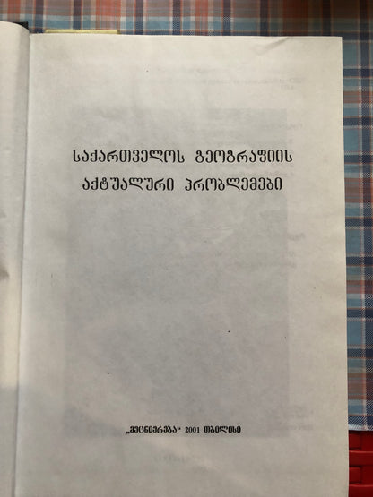 საქართველოს გეოგრაფიის აქტუალური პრობლემები