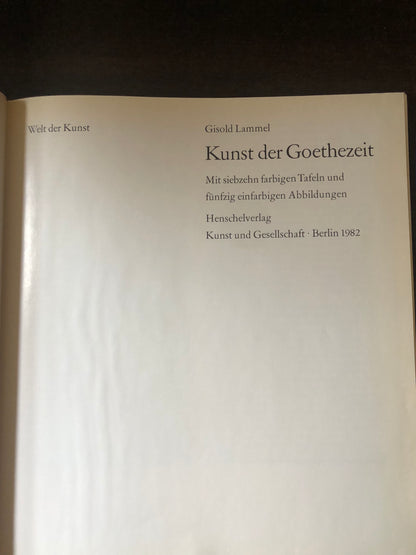 Kunst der Goethezit