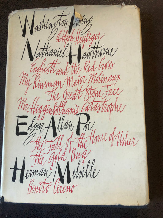 Washington Irving, Nathaniel Hawthorne, Edgar Alan poe, Herman Melville