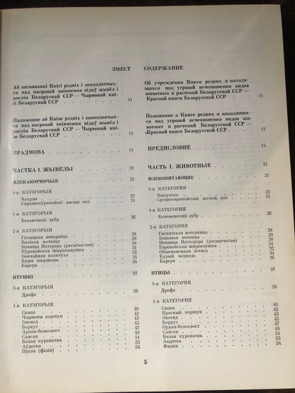 КРАСНАЯ КНИГА БЕЛОРУСКАЙ ССР