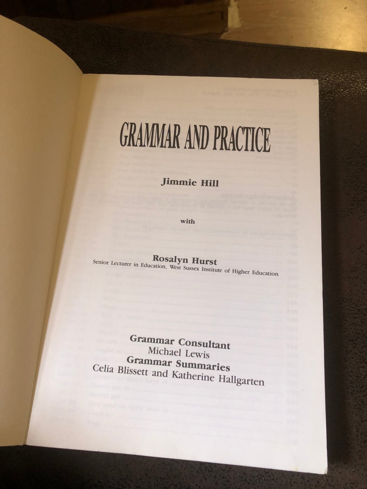 Grammar and practice with key