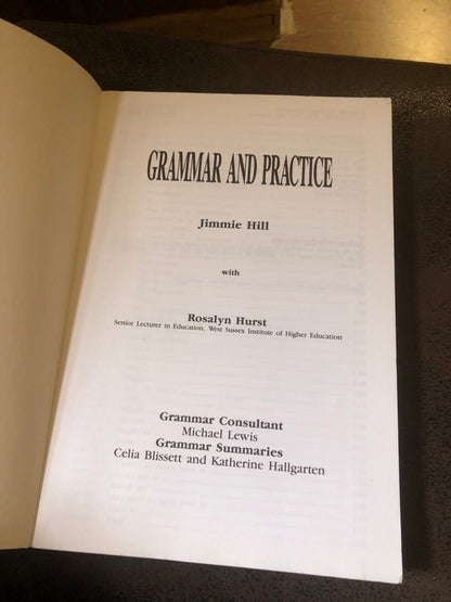 Grammar and practice with key