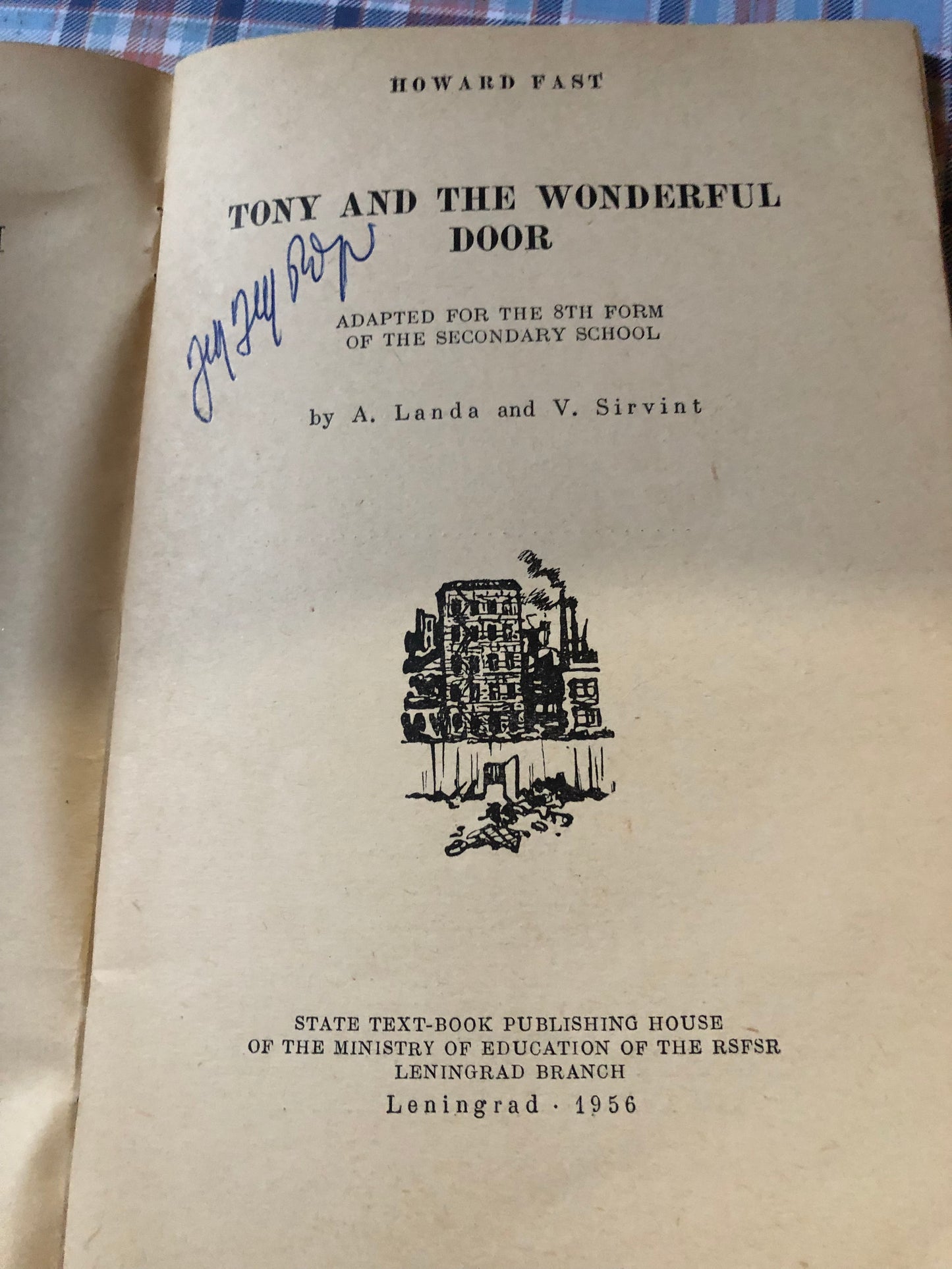 H.Fast - Tony and the wonderful door