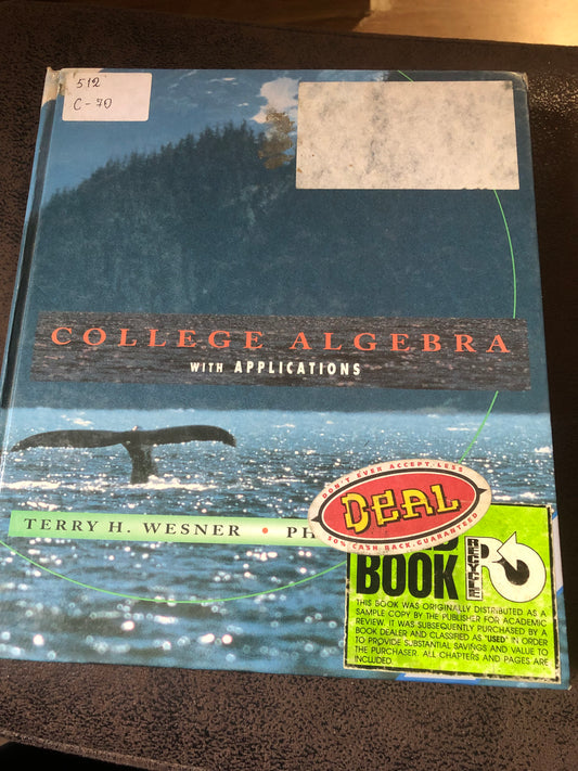 T.H.Wesner - College algebra