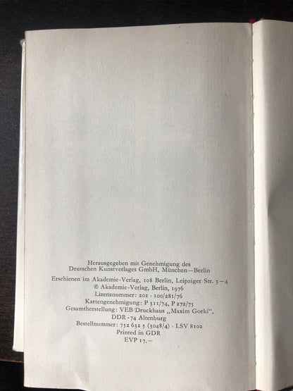 Handbuch der deutschen Kunstdenkmäler ( der Bezirk halle )