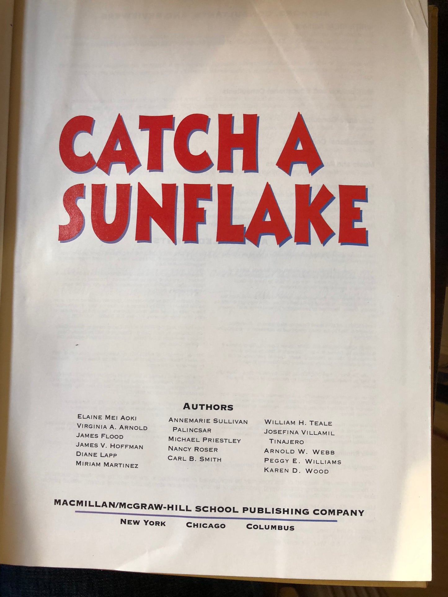 Catch a sunflake